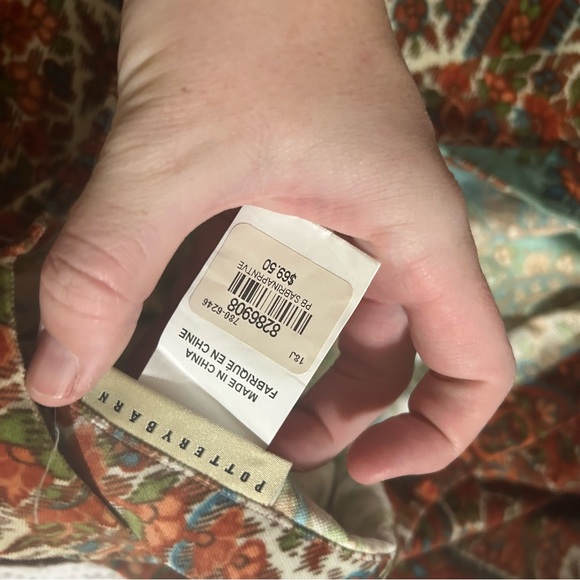 Pair of Pottery Barn velour king pillow shams - Picture 4 of 4